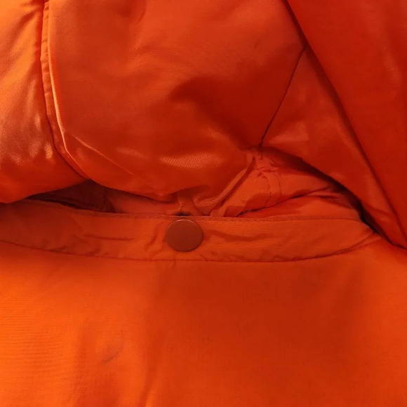 Moda International Down Coat Womens XL  Orange - Picture 12 of 13